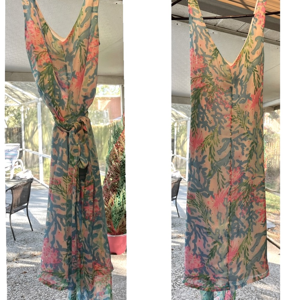 EUC Lilly Pulitzer Lani Maxi (hemmed to knee length) size small